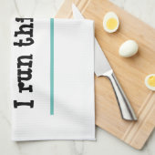 Grappig dat ik hier een witte keukenhanddoek heb. (Quarter Fold)