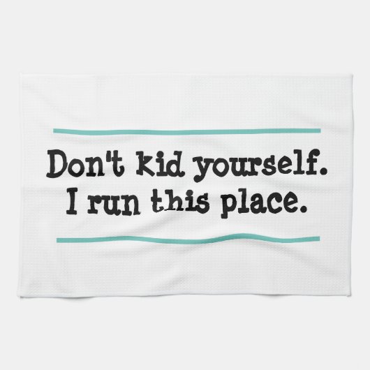 Grappig dat ik hier een witte keukenhanddoek heb. (Horizontaal)