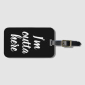 Grappig dat ik hier weg ben, Bagagelabel (Voorkant (horizontaal))