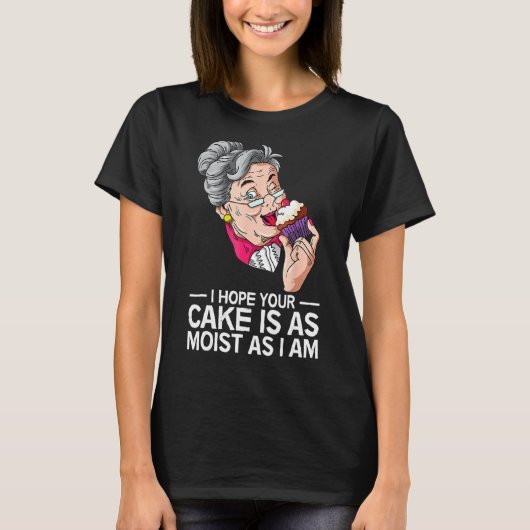 Grappig dat ik hoop dat je kakker net zo mager is t-shirt (Voorkant)