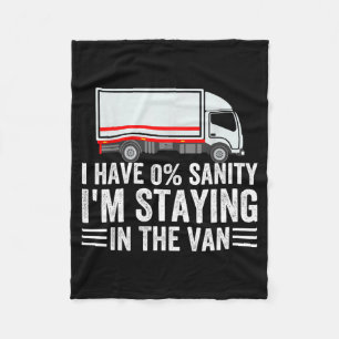 Grappig dat ik in de bestelwagen blijf Phasmophobi Fleece Deken