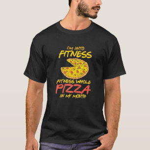 Grappig dat ik in Fitness heel Pizza ben in mijn m T-shirt