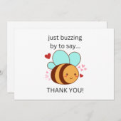 Grappig dat ik je alleen maar druk om je te bedank aankondiging (Voorkant / Achterkant)