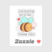 Grappig dat ik je alleen maar druk om je te bedank sticker (Vel)