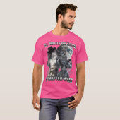 Grappig dat ik je bescherm kitten alpha wolf t-shirt (Voorkant volledig)