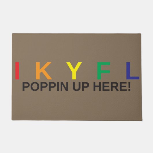 Grappig dat ik je f***** leugens ken deurmat (Voorkant)