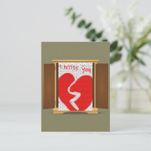 Grappig dat ik je graffiti uit de kast trek briefkaart (Staand voorkant)