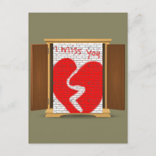 Grappig dat ik je graffiti uit de kast trek briefkaart