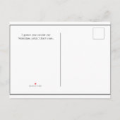 Grappig dat ik je haat Valentijnse Briefkaart (Achterkant)