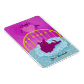 Grappig dat ik je hoor van gepersonaliseerde kat magneet (Rechterzijde)