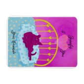 Grappig dat ik je hoor van gepersonaliseerde kat magneet (Horizontaal)