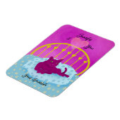 Grappig dat ik je hoor van gepersonaliseerde kat magneet (Linkerzijde)