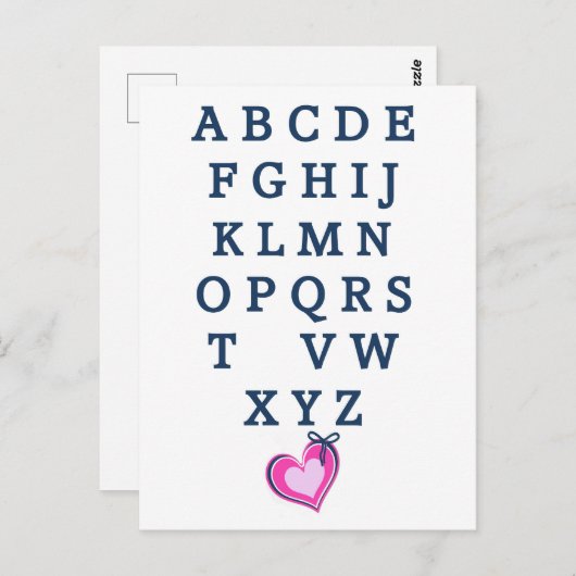 Grappig dat ik je mis briefkaart (Voorkant / Achterkant)