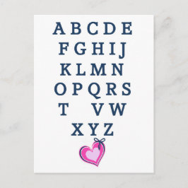 Grappig dat ik je mis briefkaart