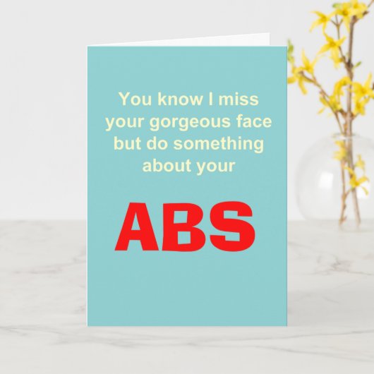 Grappig dat ik je mis kaart (Gele Bloem)