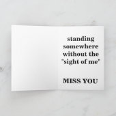 Grappig dat ik je mis kaart (Binnen)