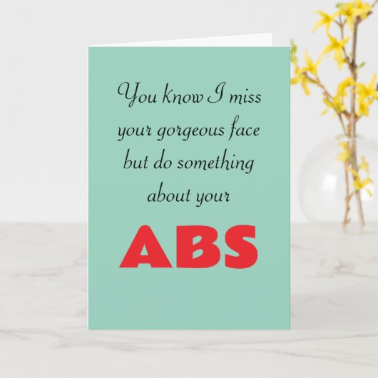 Grappig dat ik je mis kaart (Gele Bloem)