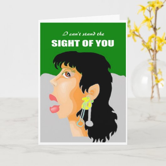 Grappig dat ik je mis kaart (Gele Bloem)