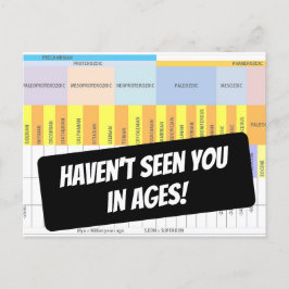 Grappig dat ik je niet heb gezien in Ages Geologic Briefkaart