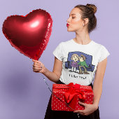 Grappig dat ik je Valentijn vrouwen leuk vind T-shirt