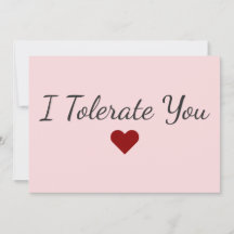 Grappig dat ik je verdraag, humor voor Valentijnsd