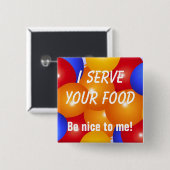 Grappig dat ik je voedsel Button bedien (Voorkant /achterkant)