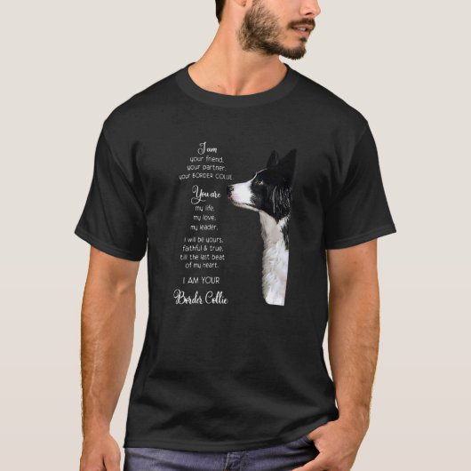 Grappig dat ik je vriend ben, je partner, je grens t-shirt (Voorkant)