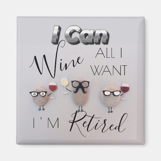 Grappig dat ik kan wijn alles wat ik wil magneet (Voorkant)