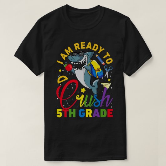 Grappig dat ik klaar ben om de vijfde klas terug n t-shirt (Design voorkant)