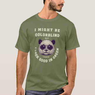 Grappig dat ik kleurenblind ben, maar goed in groe t-shirt