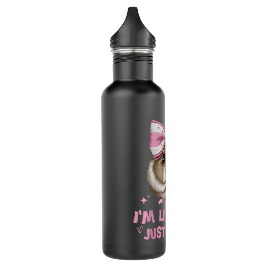 Grappig dat ik letterlijk een meid ben, droevige h waterfles (Links)