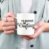 Grappig dat ik liever aan het knutselen ben koffiemok