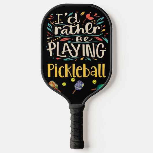 Grappig dat ik liever Abstract pickleball speel Paddle (Voorkant)