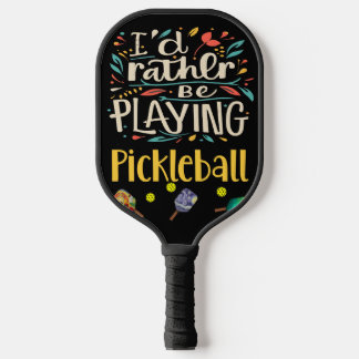 Grappig dat ik liever Abstract pickleball speel Pickleball Paddle