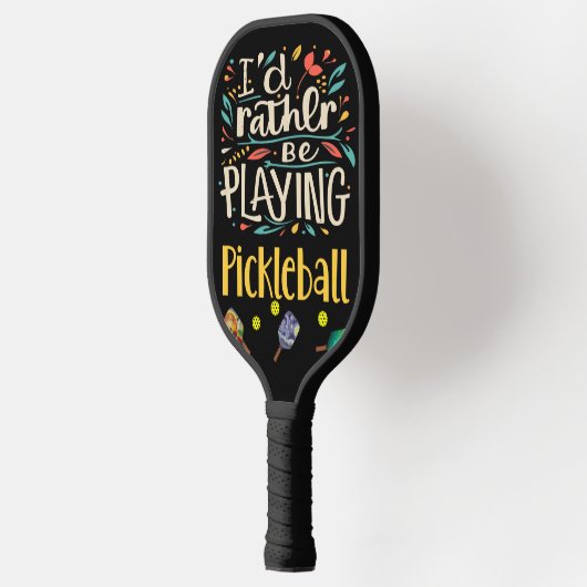 Grappig dat ik liever Abstract pickleball speel Pickleball Paddle (Links)