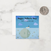 Grappig dat ik liever Gevist Vaderdag ben Notitiekaartje (Voorkant / Achterkant in situ)