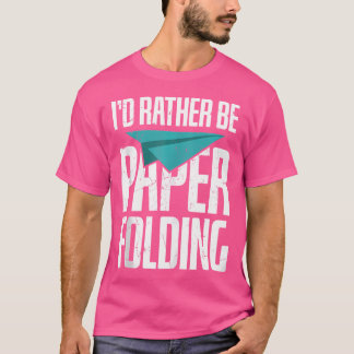 Grappig dat ik liever papieren vouwende origami li t-shirt