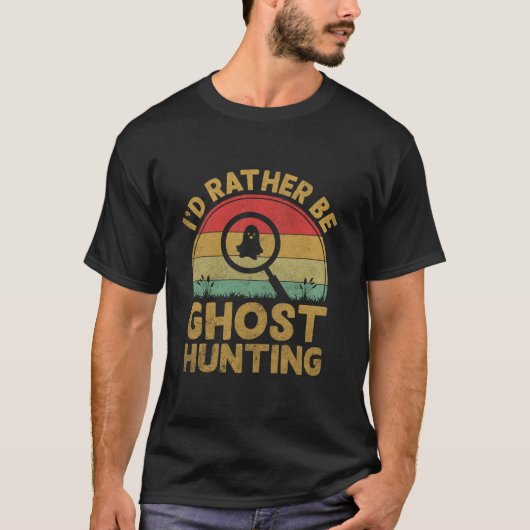 Grappig dat ik liever spookjacht spook hu ben t-shirt (Voorkant)