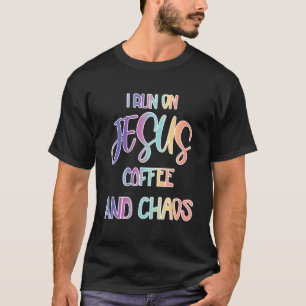 Grappig dat ik loop op Jezus koffie en Chaos Chris T-shirt