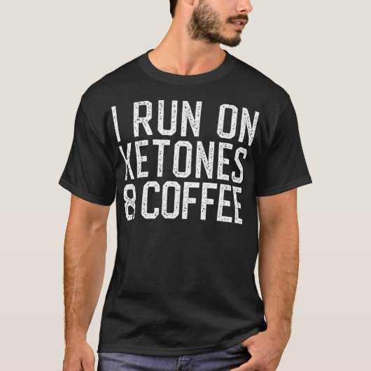 Grappig dat ik loop op Ketones Tshirt Womens Keto (Voorkant)