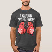 Grappig dat ik loop op reserveonderdelen Mannen vo T-shirt (Voorkant)