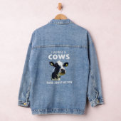 Grappig dat ik me afvraag of Koeien over mij denke Denim Jacket (Hangar)