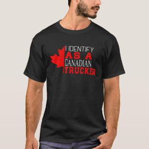 Grappig dat ik me identificeer als een Canadese Tu T-shirt