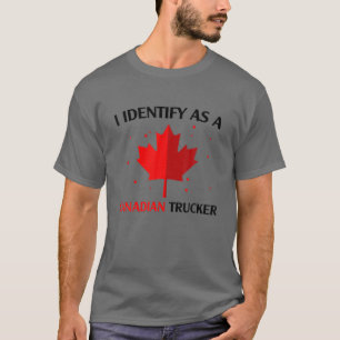Grappig dat ik me identificeer als een Canadese Tu T-shirt