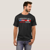 Grappig dat ik me identificeer als een Canadese Tu T-shirt (Voorkant volledig)