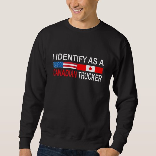 Grappig dat ik me identificeer als een Canadese Tu Trui (Voorkant)