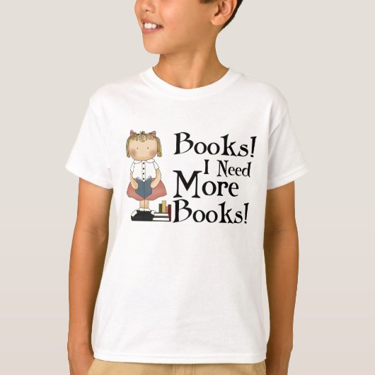 Grappig dat ik meer T-shirt voor boeken nodig heb (Voorkant)