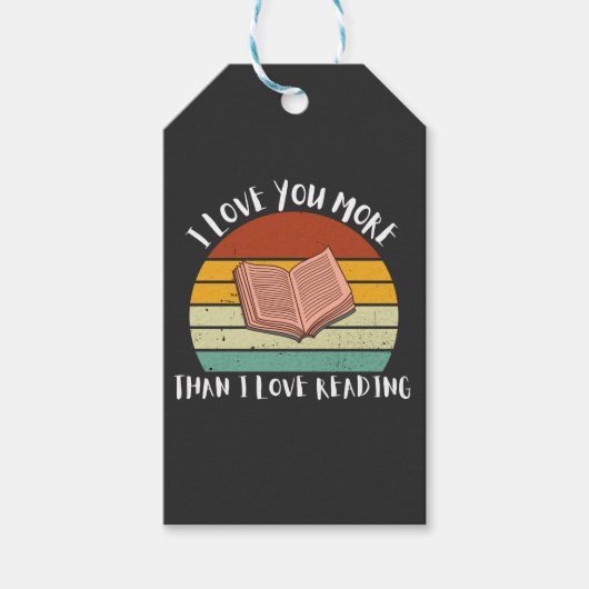 Grappig dat ik meer van je hou dan van lezen cadeaulabel (Voorkant)