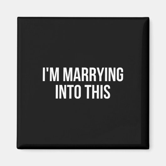 Grappig dat ik met deze verloofde trouw magneet (Voorkant)