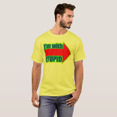 Grappig dat ik met stoute T-shirts ben. (Voorkant volledig)